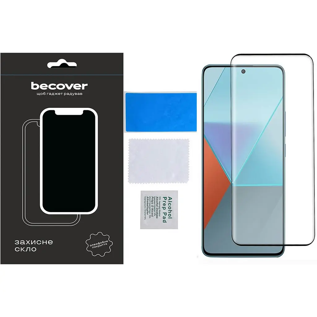 Захисне скло BeCover для Xiaomi Redmi Note 13 Pro Plus 5G Black (710655) - фото 2
