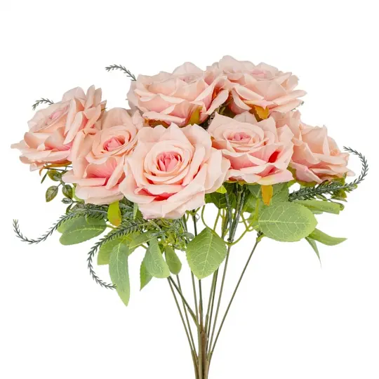 Букет троянд Elisey 9 бутонів ніжно-рожевий 40 см (9207-015) - фото 3