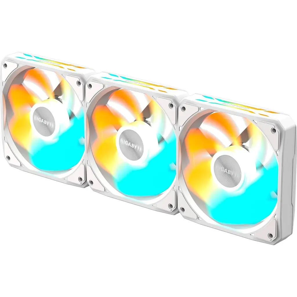 Вентилятор Gigabyte EZ CHAIN RVS FAN 120 3-Pack White (GP-GBT EZRVSFAN1203 ICE) - фото 2