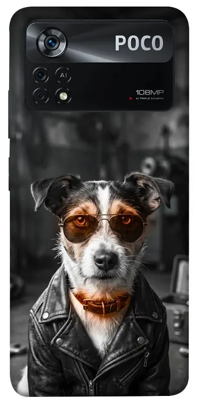 TPU чохол Demsky Jack rassel для Xiaomi Poco X4 Pro 5G