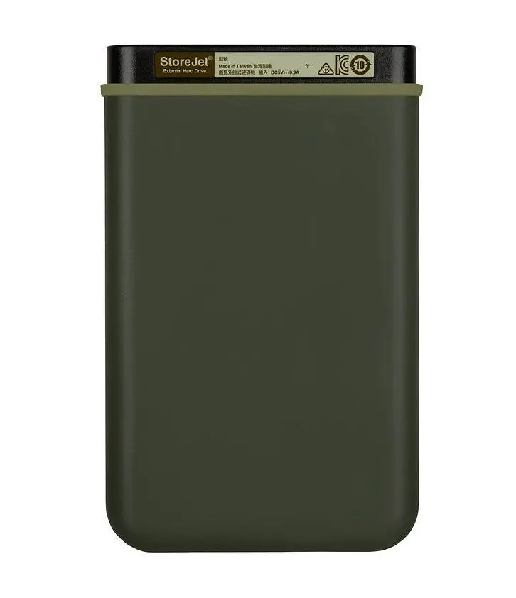 Зовнішній жорсткий диск Transcend StoreJet 25M3G 2 TB Military Green (TS2TSJ25M3G) [48530] - фото 4