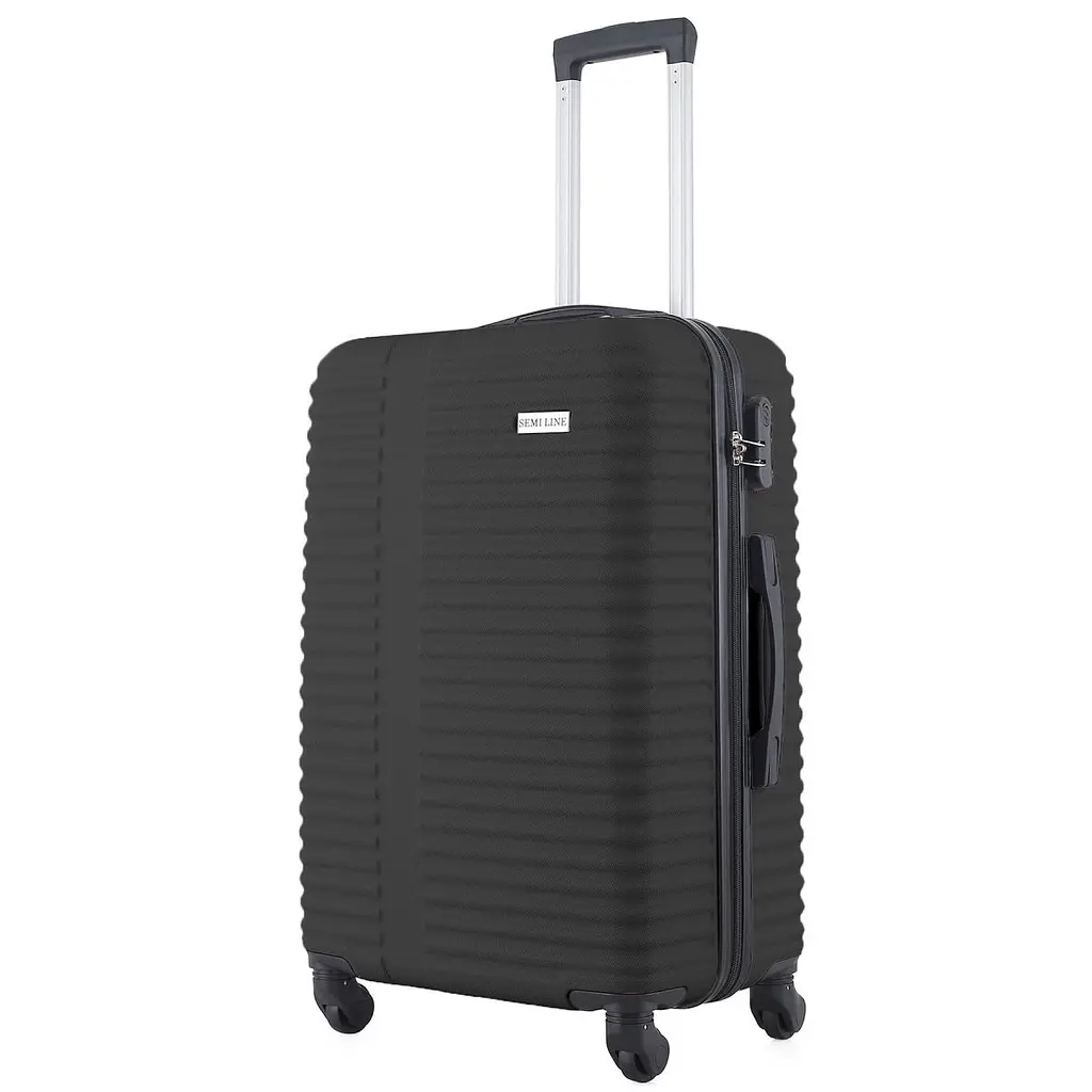 Валіза Semi Line 24" (M) Black (T5647-3)