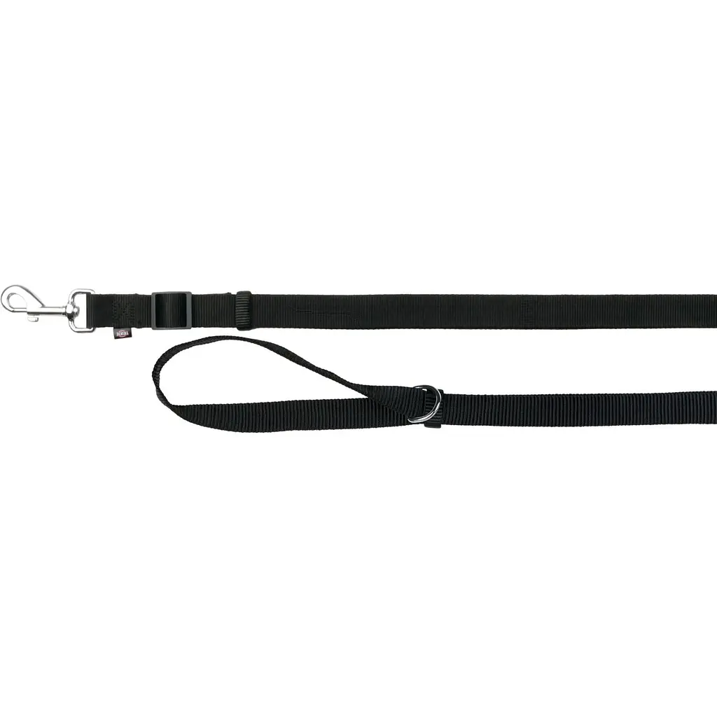 Поводок для собак Trixie Classic, нейлон, XS-S, 120-180х1.5 см, черный - фото 2