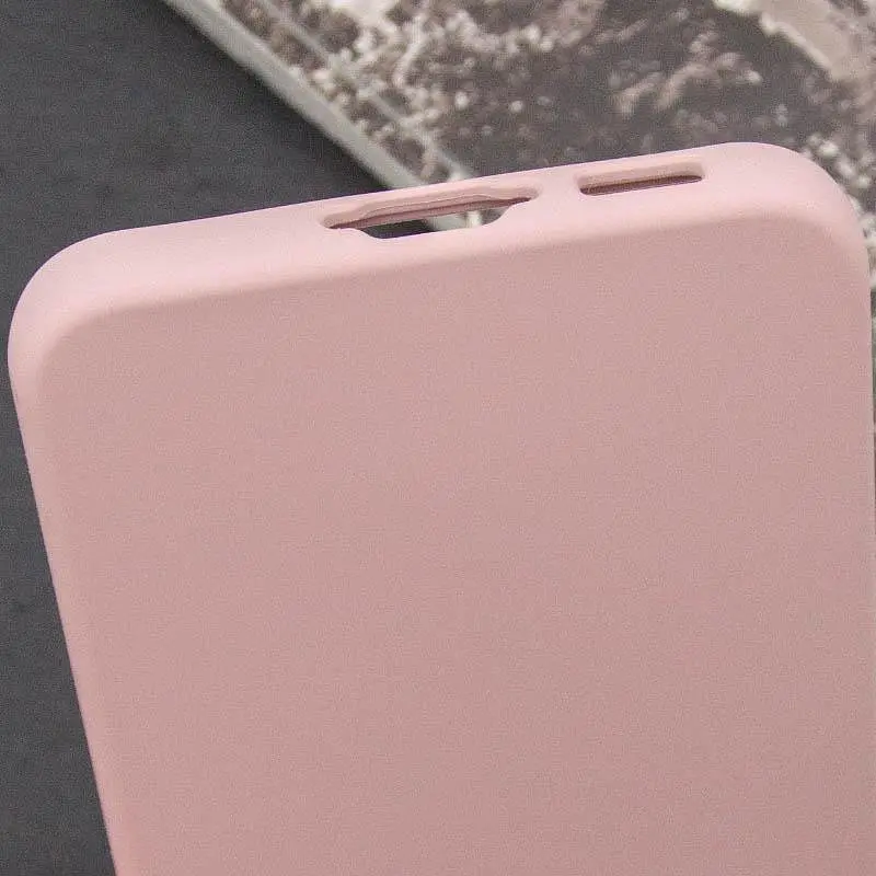 Чехол Silicone Cover Lakshmi Full Camera (AAA) для Samsung Galaxy A56 5G Розовый / Pink Sand - фото 7