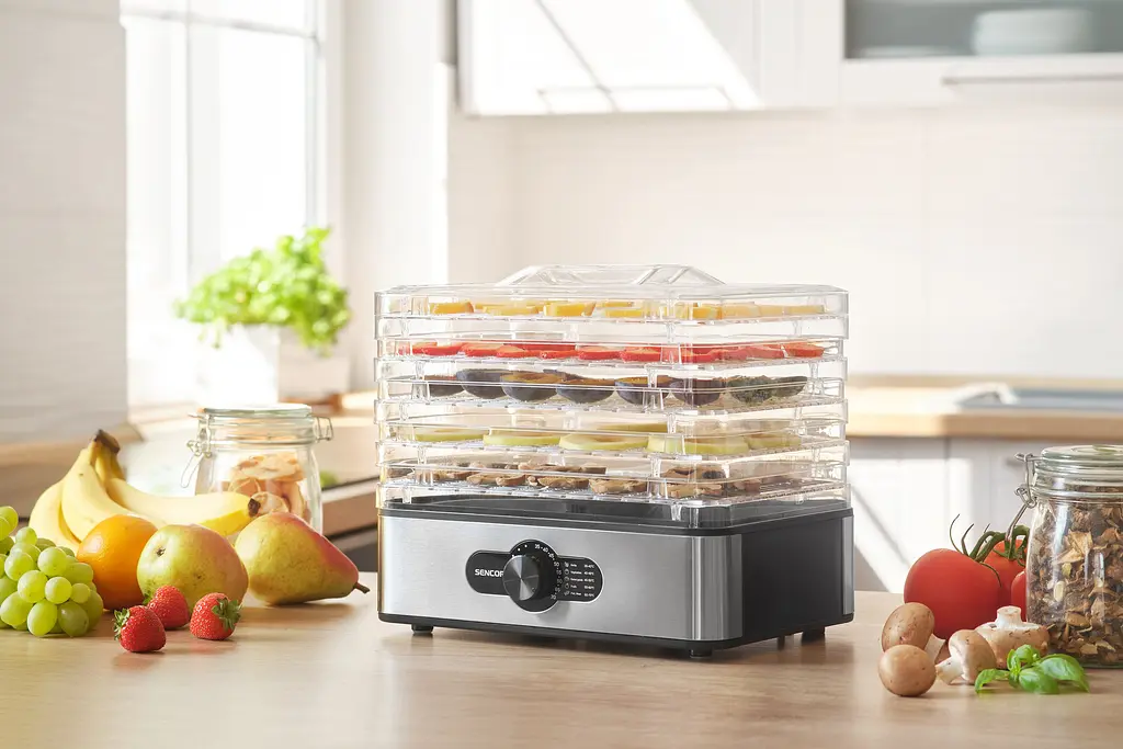 Сушарка для продуктів Sencor SFD950SS 240 Вт 5 піддонів - фото 2
