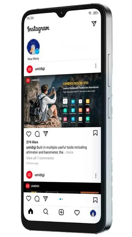 Смартфон Umidigi A11S 4/64Gb Frost Grey [69407] - фото 3