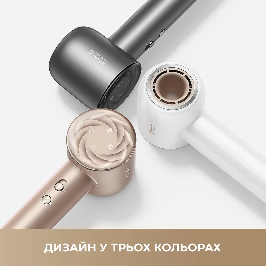 Фен Dreame Glory Mix - Black (AHD18-BK) - фото 8