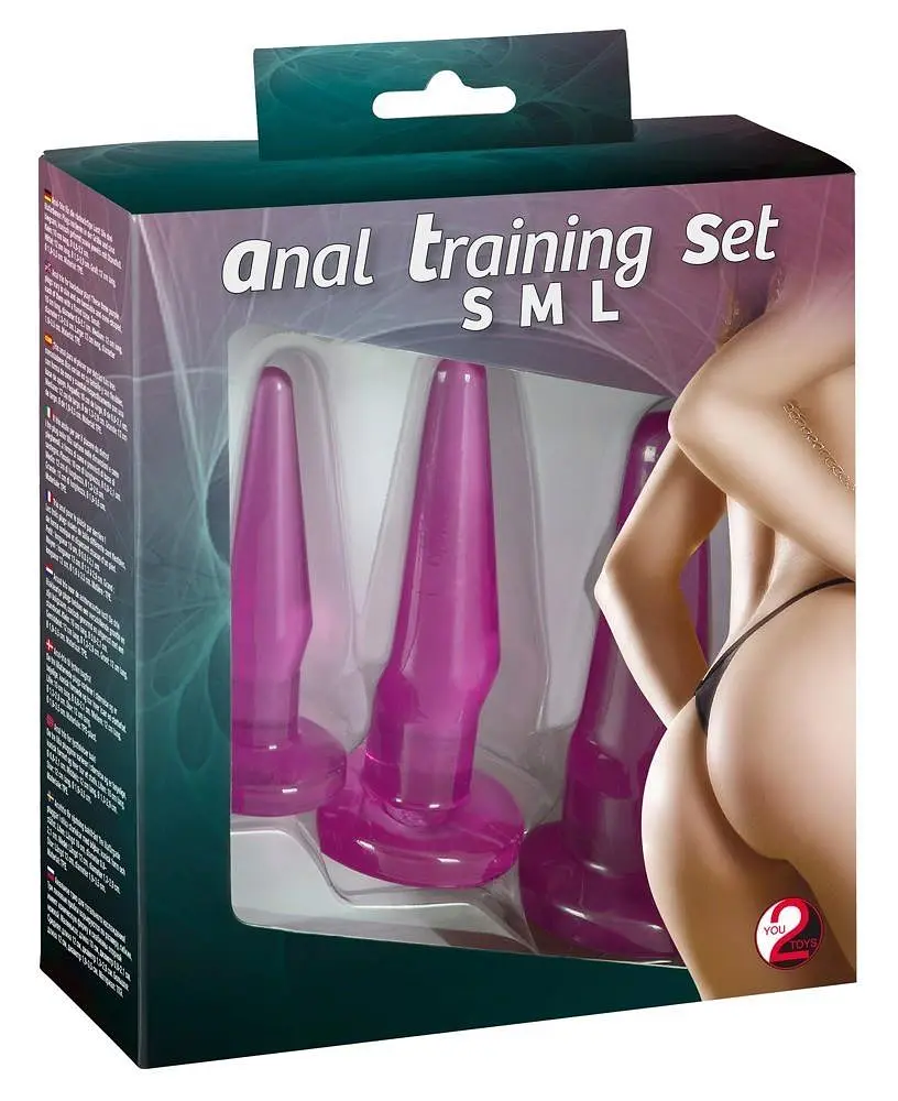 Набір анальних пробок Anal Training Set Lila 3 шт. (фіолетовий) - фото 7
