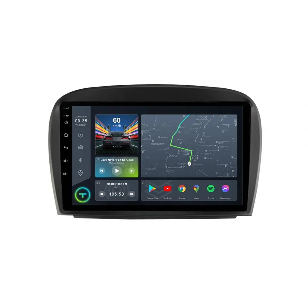 Штатна магнітола TORSSEN Mercedes SL W230 04-11 FL9 4+64Gb 4G Carplay DSP