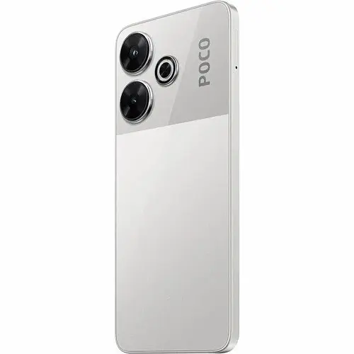 Смартфон Xiaomi Poco M6 4G 6/128GB Silver (Global) NFC - фото 3