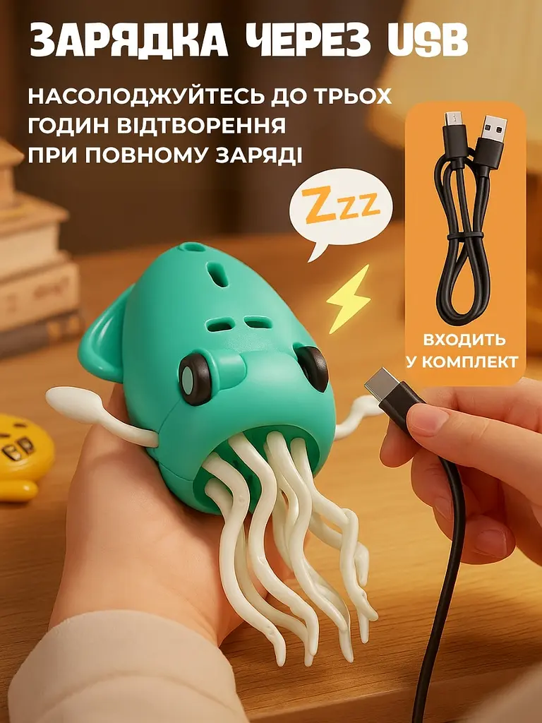 Інтерактивна іграшка Кальмар, що танцює - фото 4