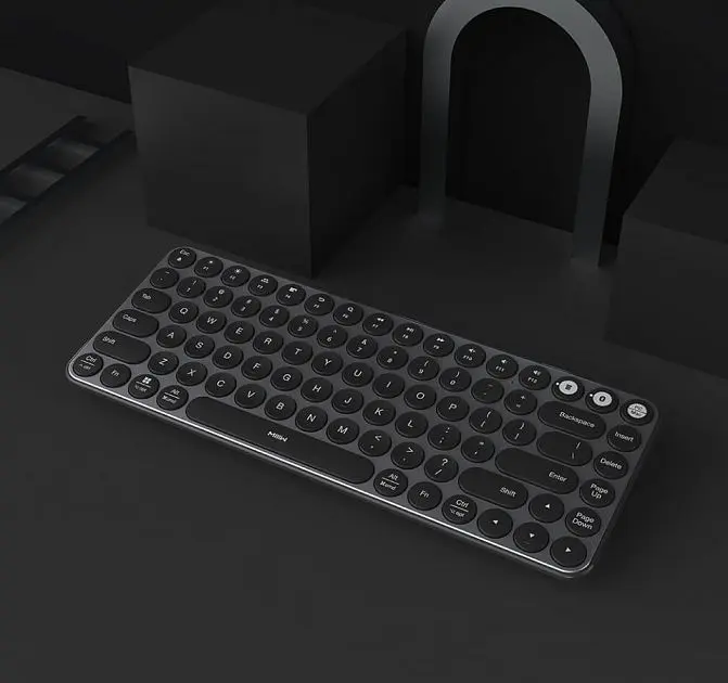 Клавиатура Xiaomi MiiiW AIR85 Bluetooth Dual Mode Black [MWXKT01] [43089] - фото 4