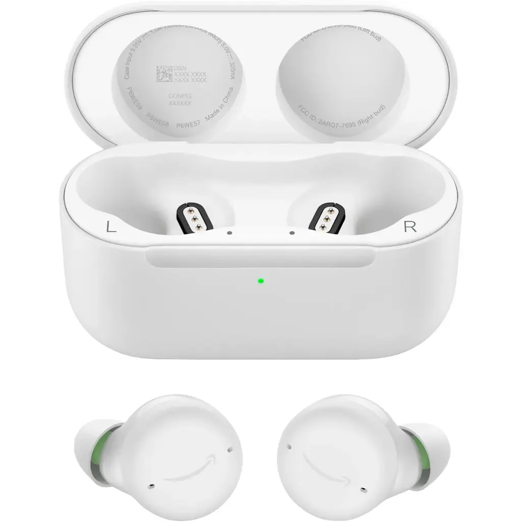Наушники Amazon Echo Buds (2nd Gen) Glacier White [123017] - фото 4