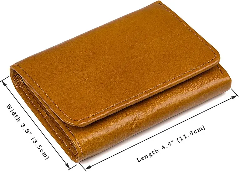 Женский кожаный кошелек Vintage 11х8.5 см acs0015720 - фото 9