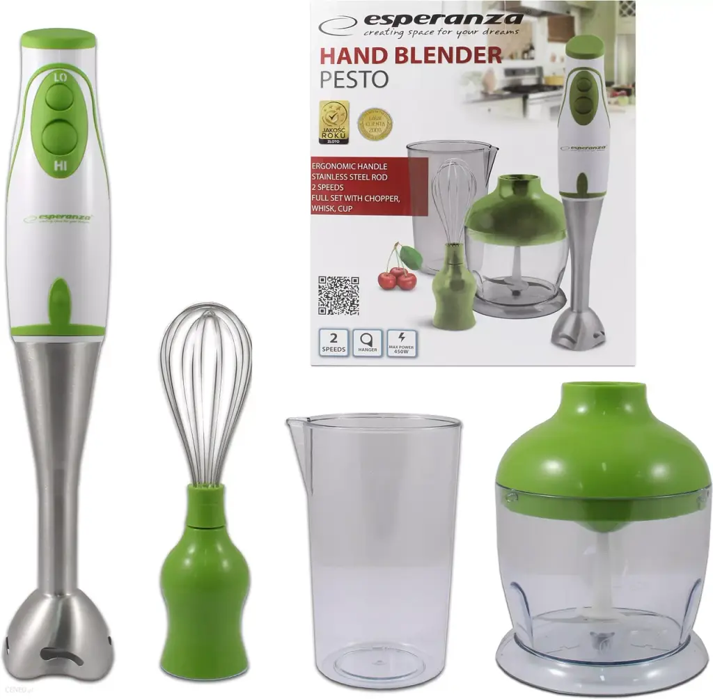 Блендер 3 в 1 Esperanza EKM003G Pesto green - фото 5