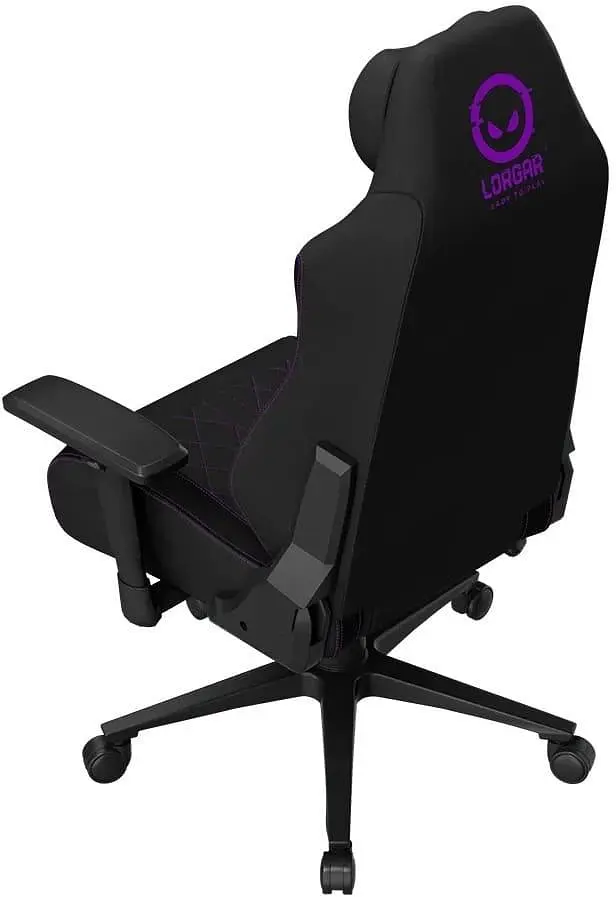 Ігрове крісло Lorgar CHA41 Premium Anti-Stain Fabric Black/Purple (LRG-CHA41-BK-PR) - фото 7