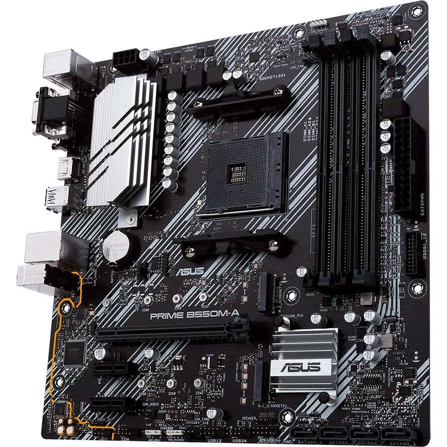 Материнська плата Asus Prime B550M-A (90MB14I0-M0EAY0) [93617] - фото 5