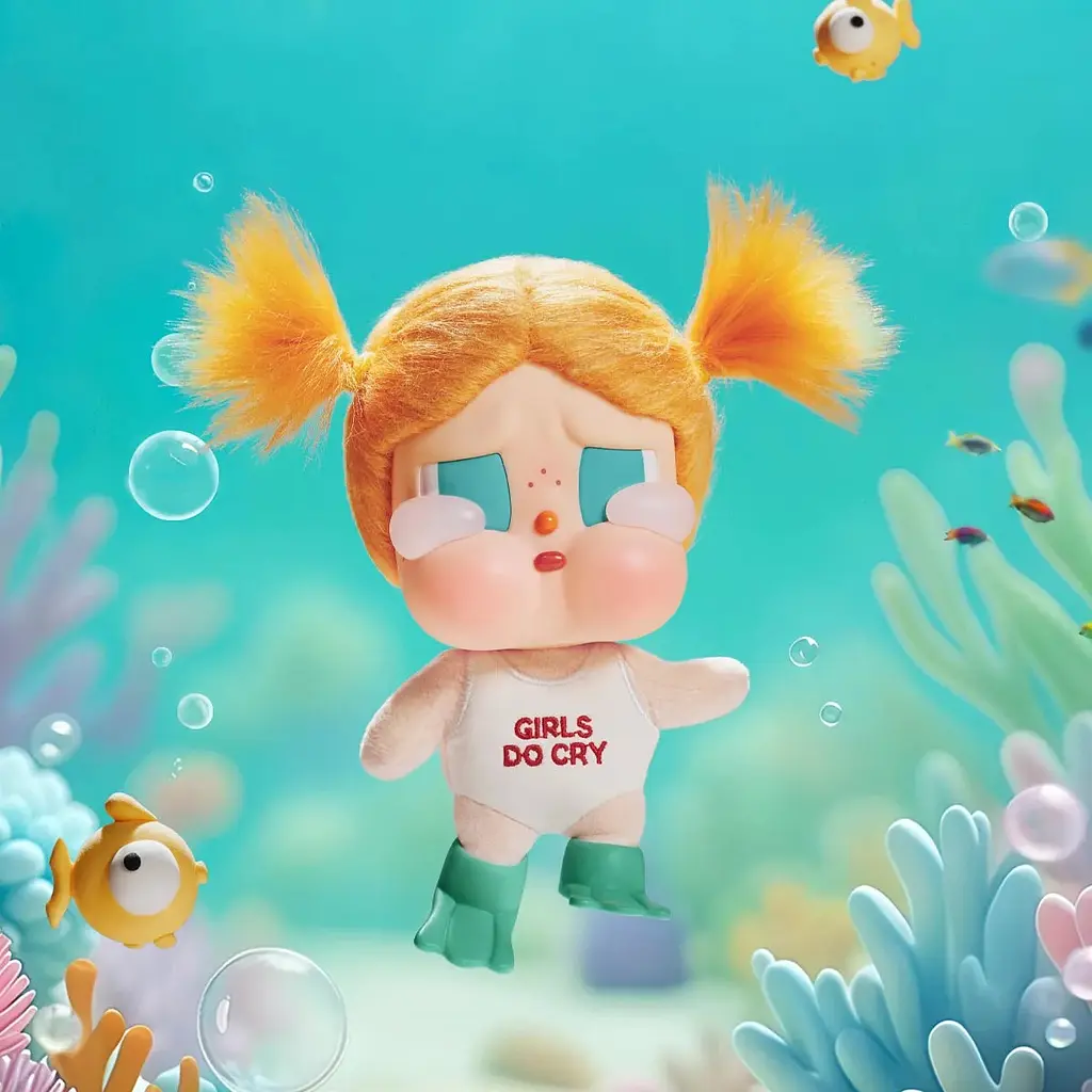 Колекційна м'яка іграшка-сюрприз Pop Mart Crybaby Vacation Mode On (CBVM-01) - фото 5