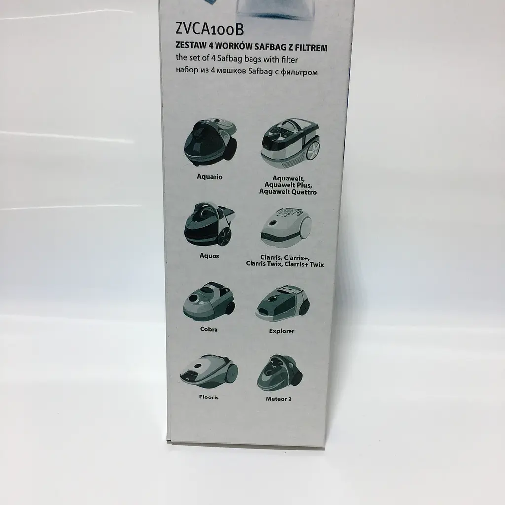 Набор мешков ZVCA100B (49.4000) для пылесоса Zelmer Aquawelt, Aquario,Aquos, Clarris, Voyager Twix, Flooris, - фото 7