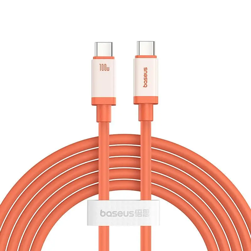 Кабель Baseus 0℃ Series Fast Charging Cable Type-C to Type-C 100W 1m P10368800731-00 Coral - фото 2