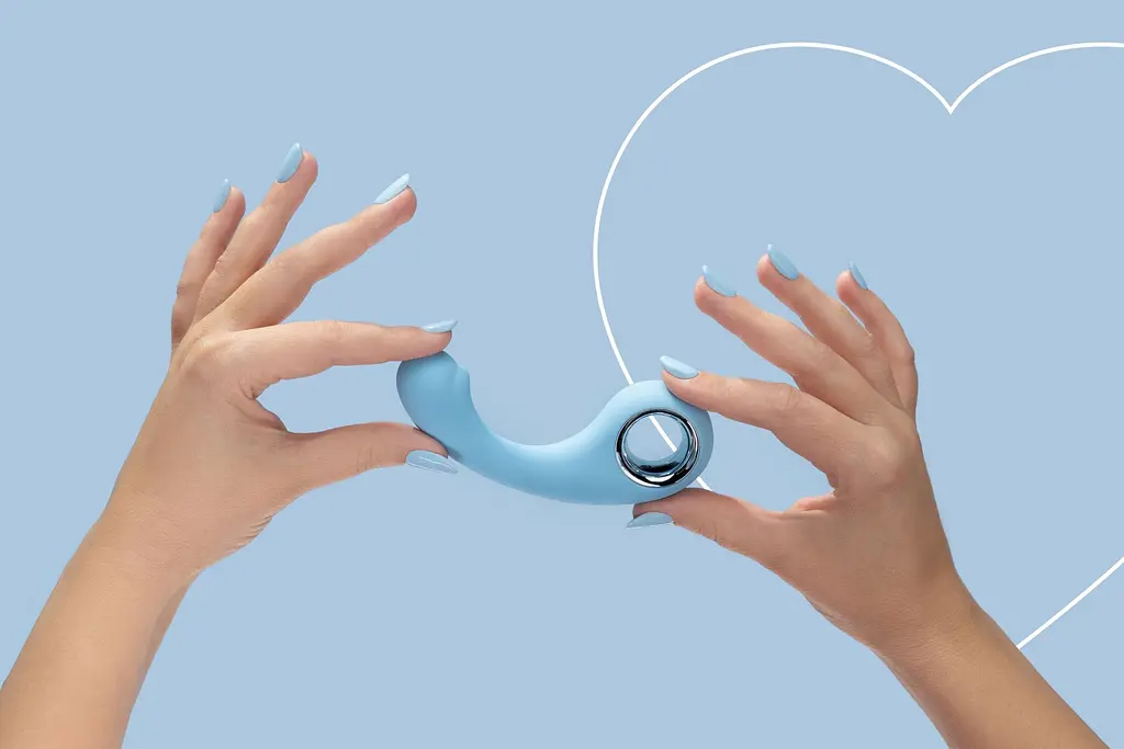 Вібратор FairyGasm BraveryAward 12.5 см блакитний - фото 2