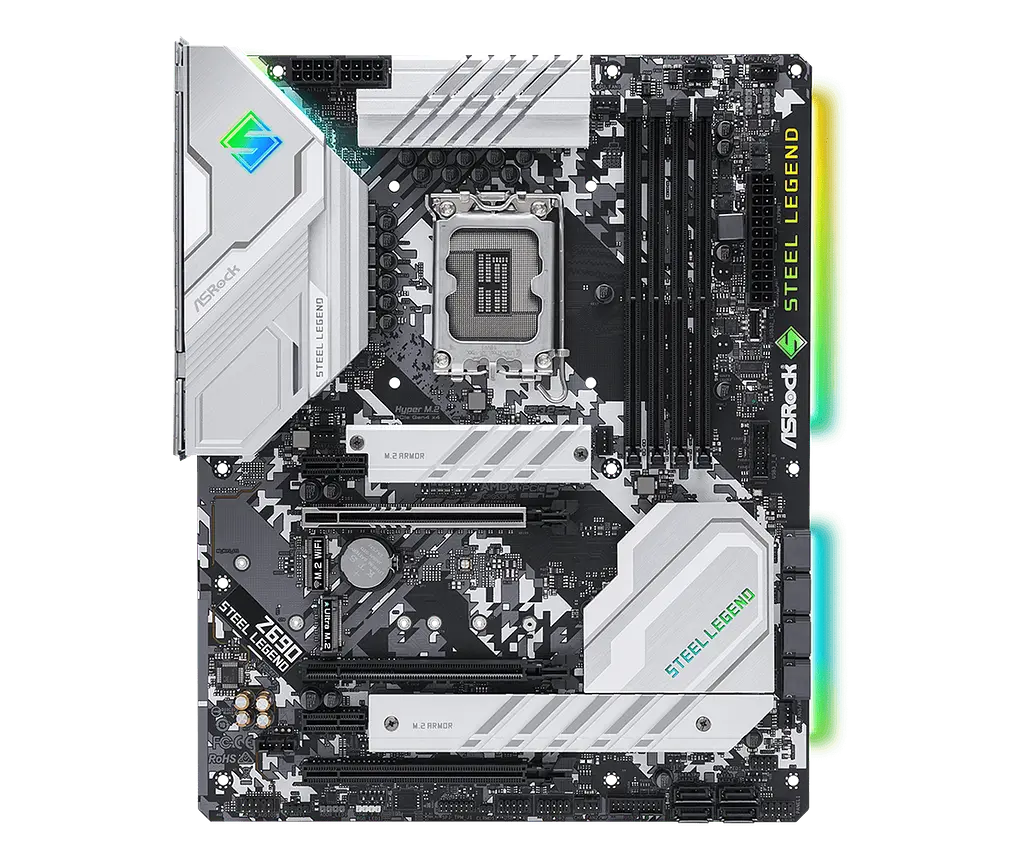 Материнська плата ASRock Z690 Steel Legend LGA 1700 (Z690 Steel Legend) Б/В - фото 4