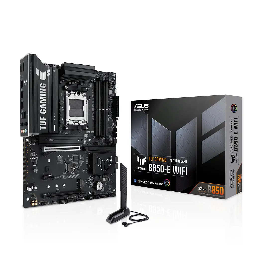 Материнская плата TUF GAMING B850-E WIFI sAM5 B850 4xDDR5 M.2 HDMI DP Wi-Fi BT ATX Asus teh0019026 - фото 9