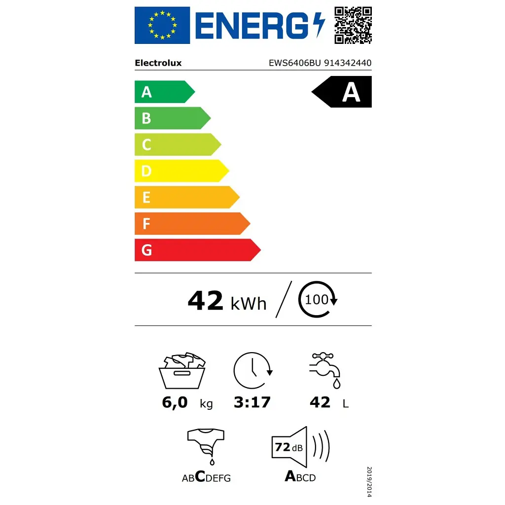 Пральна машина Electrolux EWS6406BU - фото 8