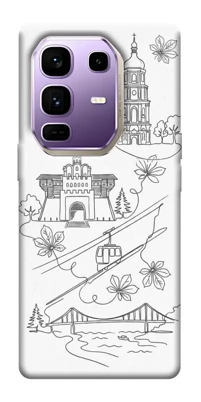 TPU чохол Demsky Kyiv spirit для Infinix Note 50 Pro+