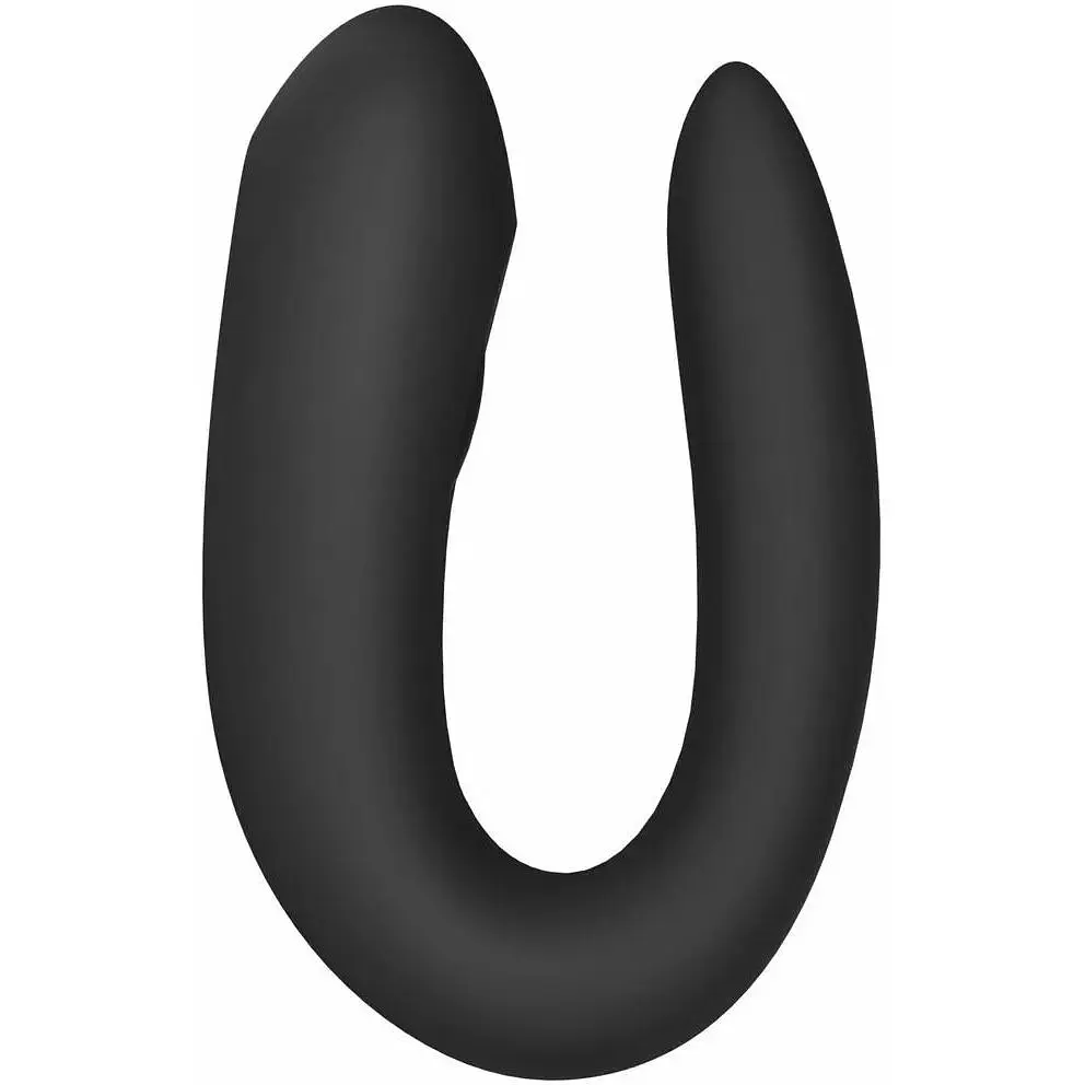 Смарт-вибратор для пар Satisfyer Double Joy с широким клиторальным стимулятором Чорный - фото 3
