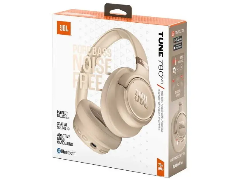 Навушники з мікрофоном JBL Tune 780NC Beige (T780NCBEG) - фото 10