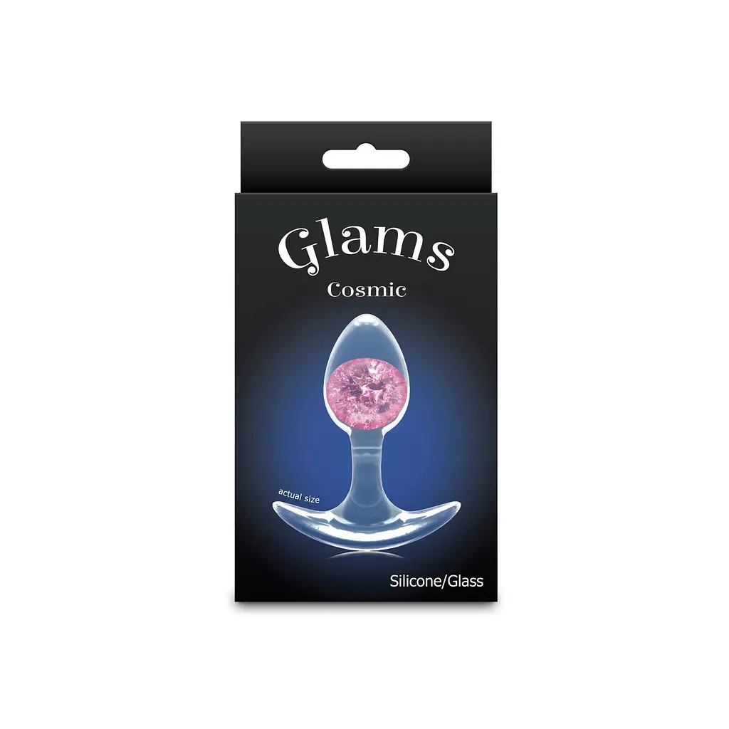 Анальна пробка NS Novelties Cosmic Glams - Small - Pink - фото 3