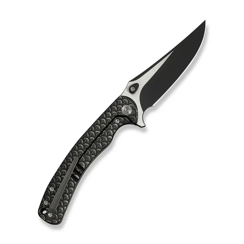 Ніж складаний туристичний Weknife Dracarys, (9.1 см) Böhler M390 / титан 6AL4V чорний - фото 2