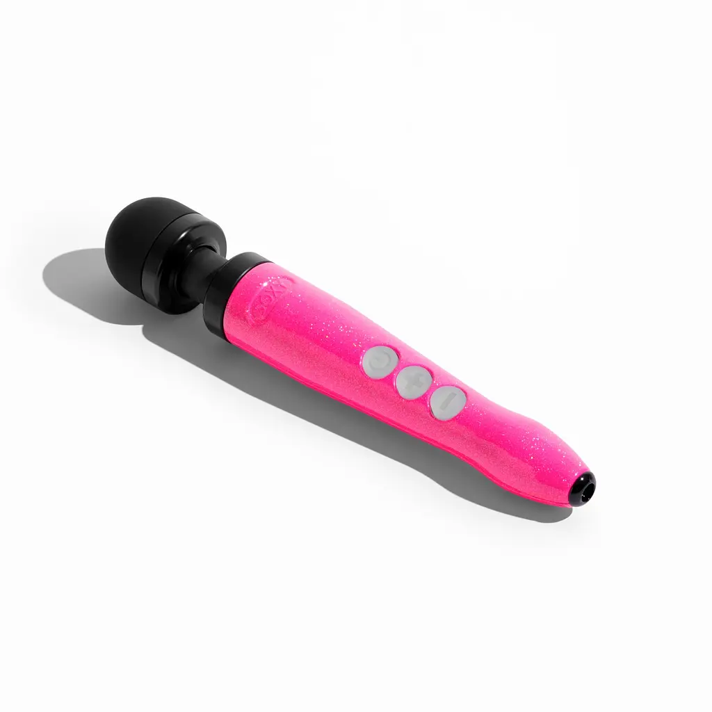 Вібромасажер DOXY Die Cast 3R Hot Pink, дуже потужний, перезаряджуваний, металевий корпус - фото 2