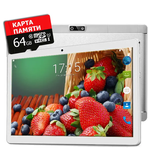 Планшет телефон Hoozo X1001 Lite Full HD 32Gb LTE Silver + Карта пам'яті 64GB - фото 2
