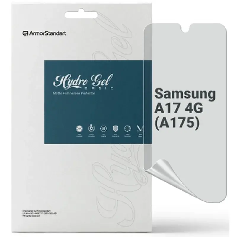 Плівка захисна Armorstandart hydrogel Matte Samsung A17 4G (A175) (ARM86496)