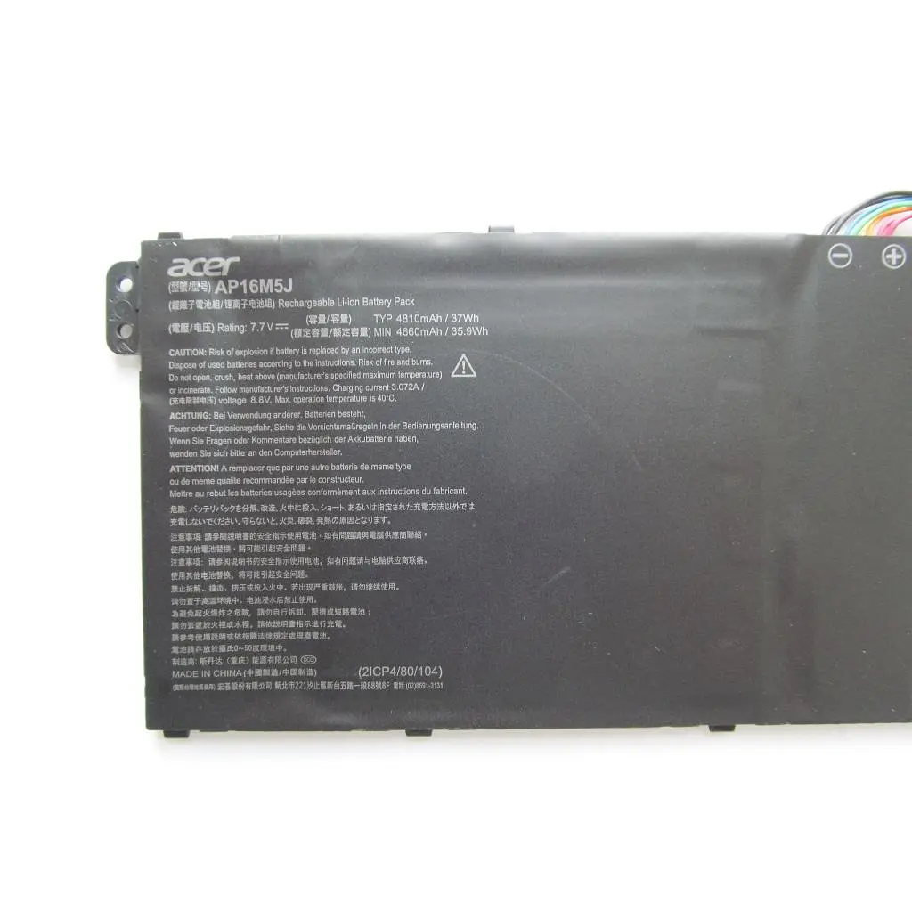 Акумулятор до ноутбука Acer AP16M5J Aspire A315/A515, 4810mAh (37Wh), 4cell, 7.7V, Li-io (A47434) - фото 2