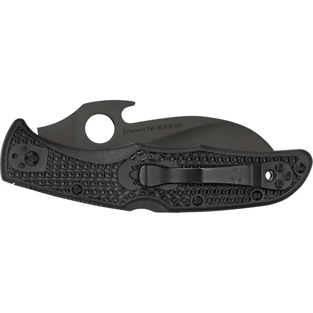 Ніж Spyderco Matriarch 2 Emerson Open Black - фото 2