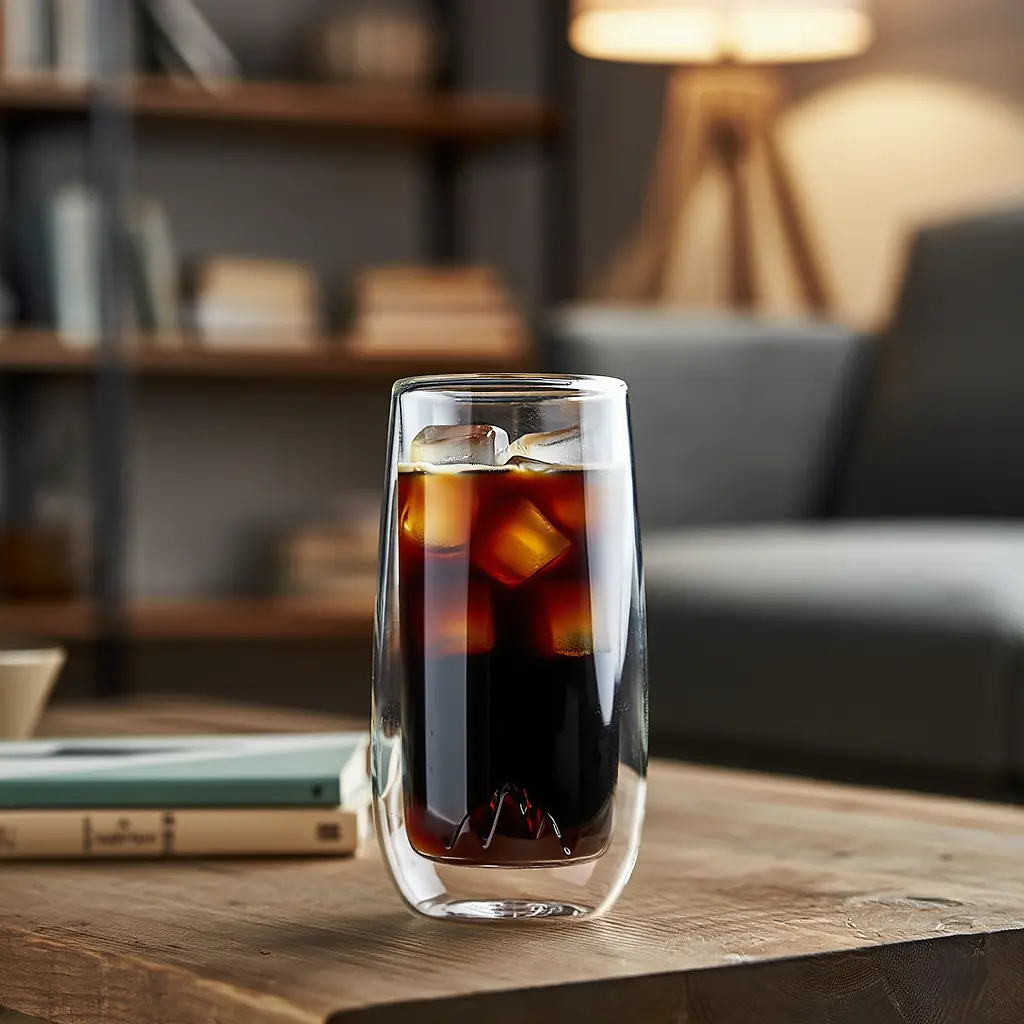 Стакан для напитков Холодная гора из толстого стекла 280 мл Прозрачный Yiwu 64486-27 - фото 3