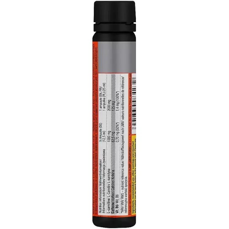Карнітин Olimp L-Carnitine + Caffeine Extreme Shot orange 25 мл - фото 2