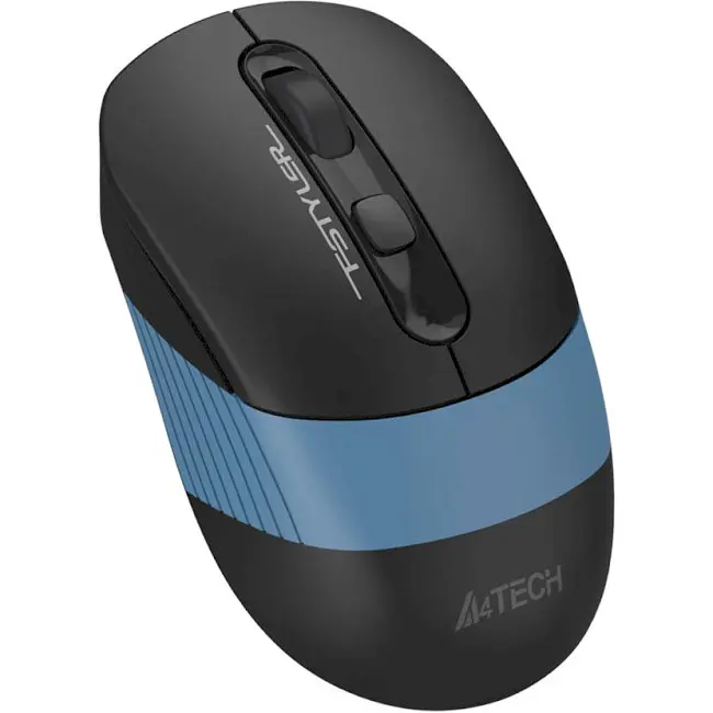 Миша A4Tech USB Fstyler FB10CS Ash Blue - фото 2