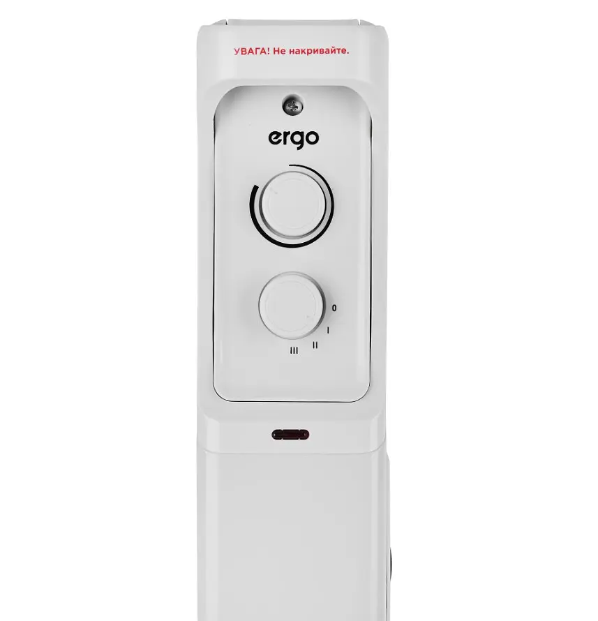 Масляный обогреватель радиатор ERGO HO221507, 7 ребер, 3 уровня мощности 600/900/1500Вт - фото 7