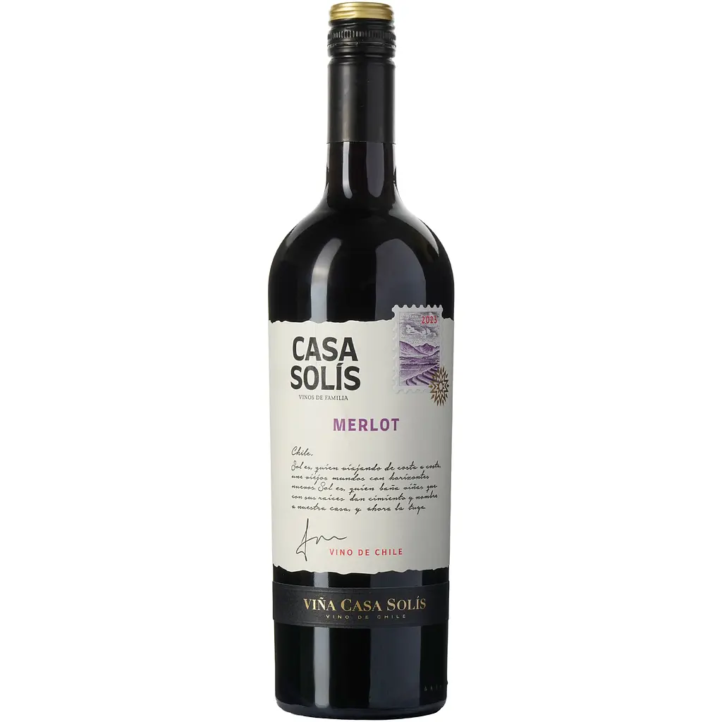 Вино Casa Solis Merlot Reserva червоне сухе 13%, 0.75 л