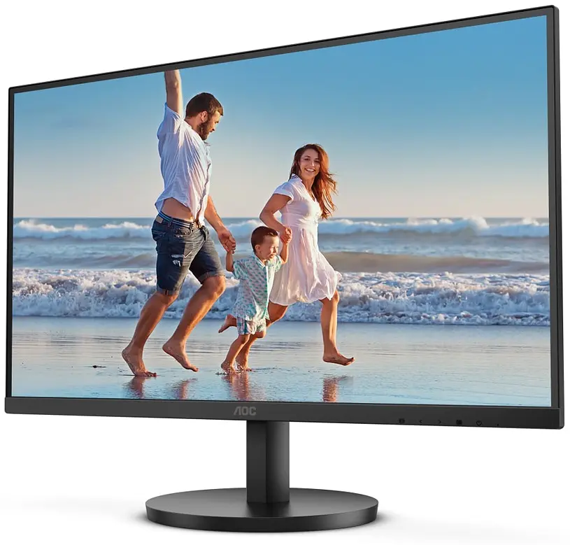 TFT 27" AOC Q27B3MA, QHD, VA, 75Гц, 2х HDMI, DP, колонки, чорний - фото 2