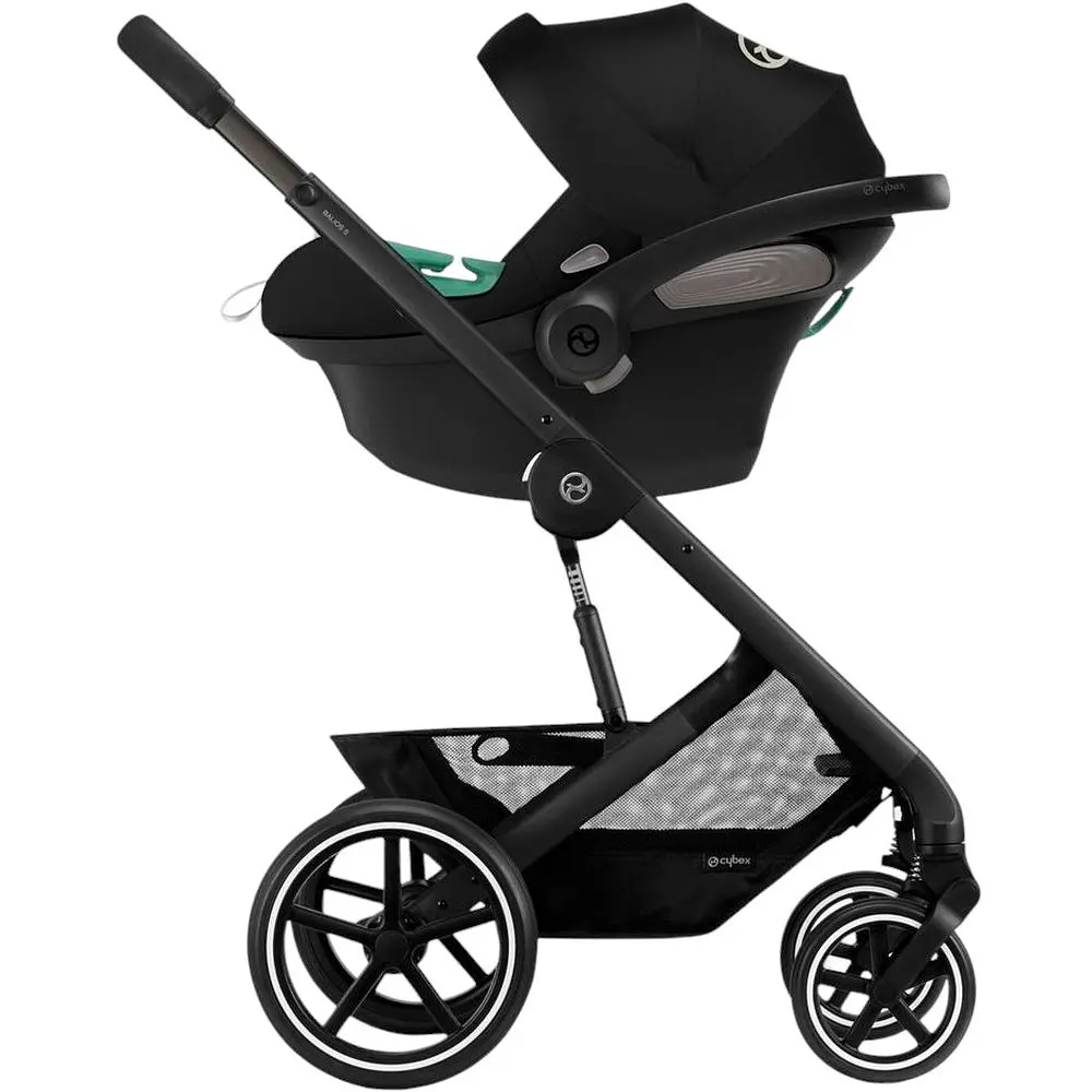 Коляска Cybex Balios S 3в1 BLK Sky Blue сіро-синя (522005365) - фото 3