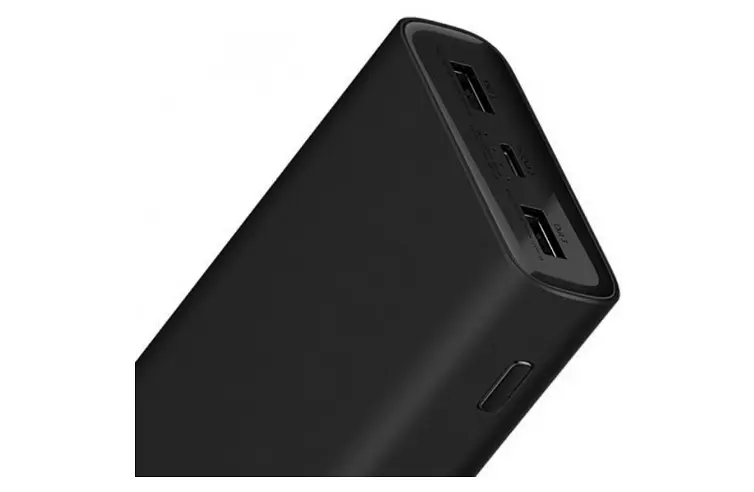 Зовнішній акб Xiaomi Power Bank 3 Pro PLM07ZM 2*USB+Type-C 20000mAh Чорний - фото 4