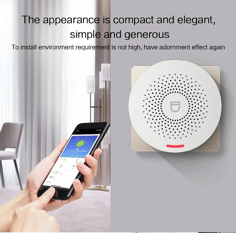 Бездротова сигналізація для дому wifi домашня сигналізація Wifi Smart Alarm System APP TUYA - фото 4