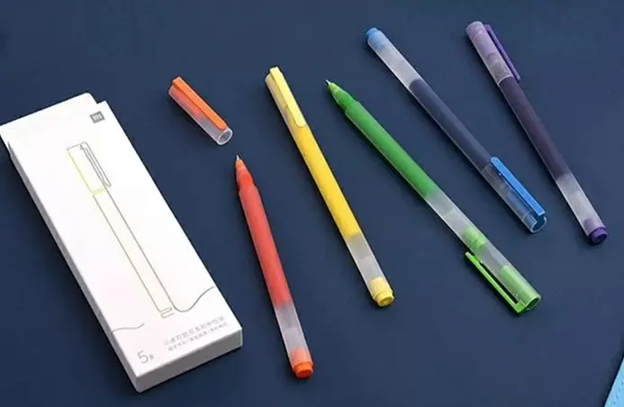 Набір кольорових ручок Xiaomi Mi Gel Ink Pen 5шт (MJZXB03WC) - фото 2