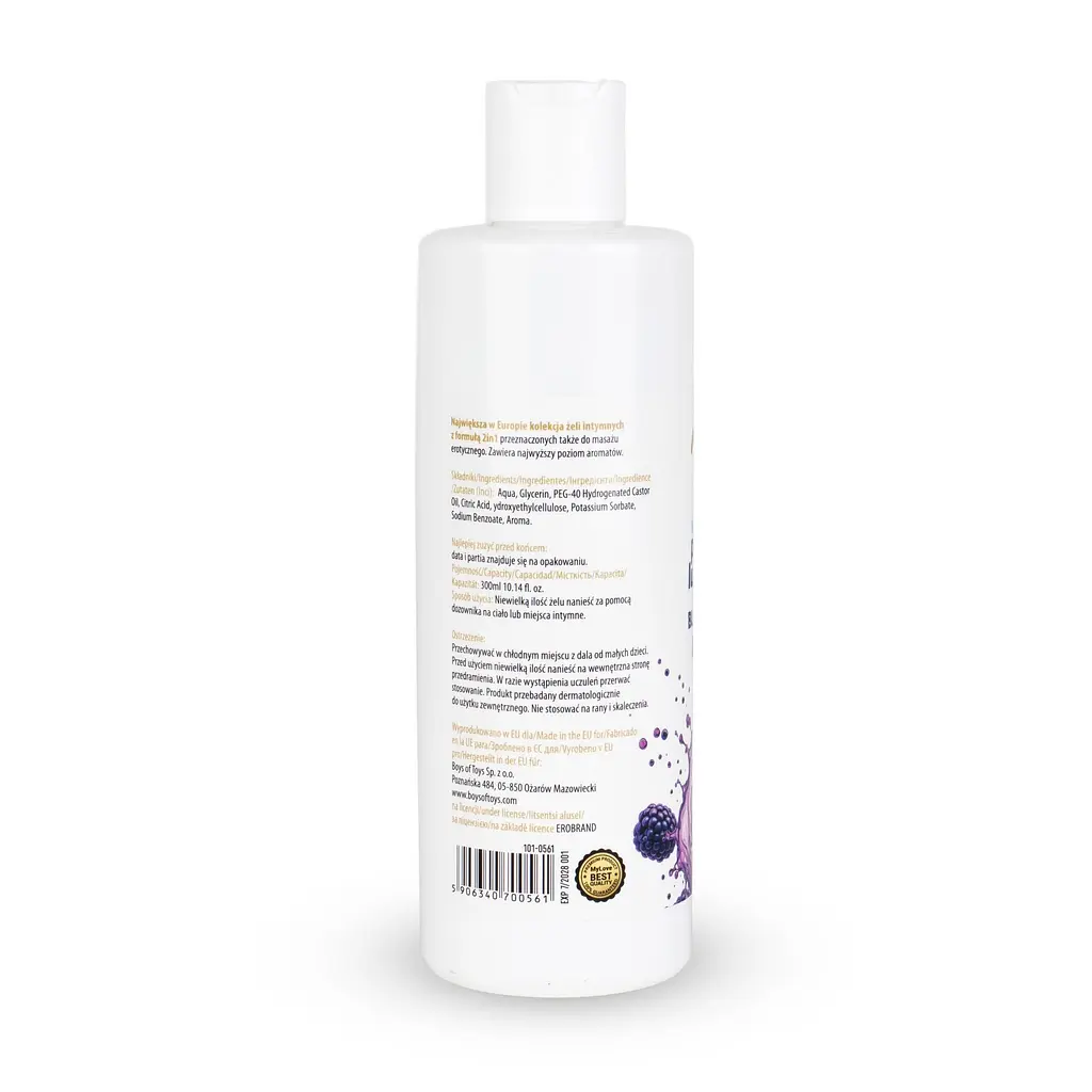 Лубрикант MyLove Aroma Series IntimMassage 2in1 Blackberry, 300 мл - фото 5