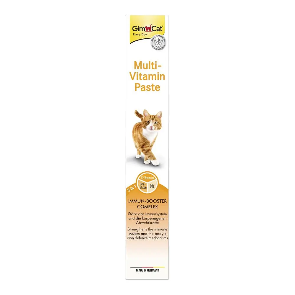 Ласощі для кішок GimCat Multi-Vitamin Paste мультивітамін 100 г - фото 6